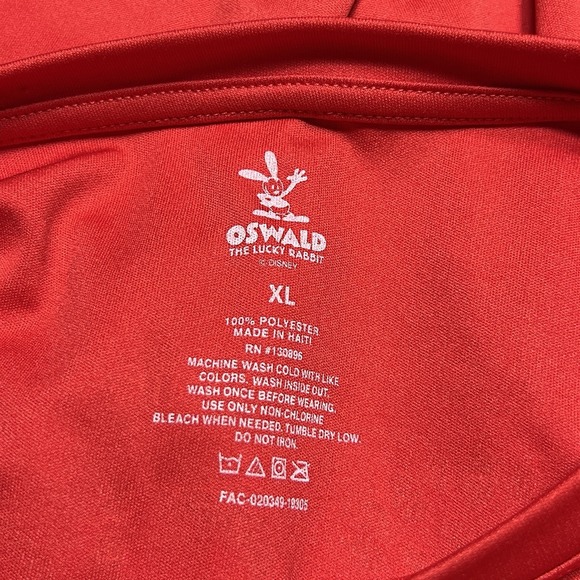 Walt Disney World 2020 10k Run Marathon Men's Size XL Oswald Lucky Rabbit Shirt - Picture 4 of 5